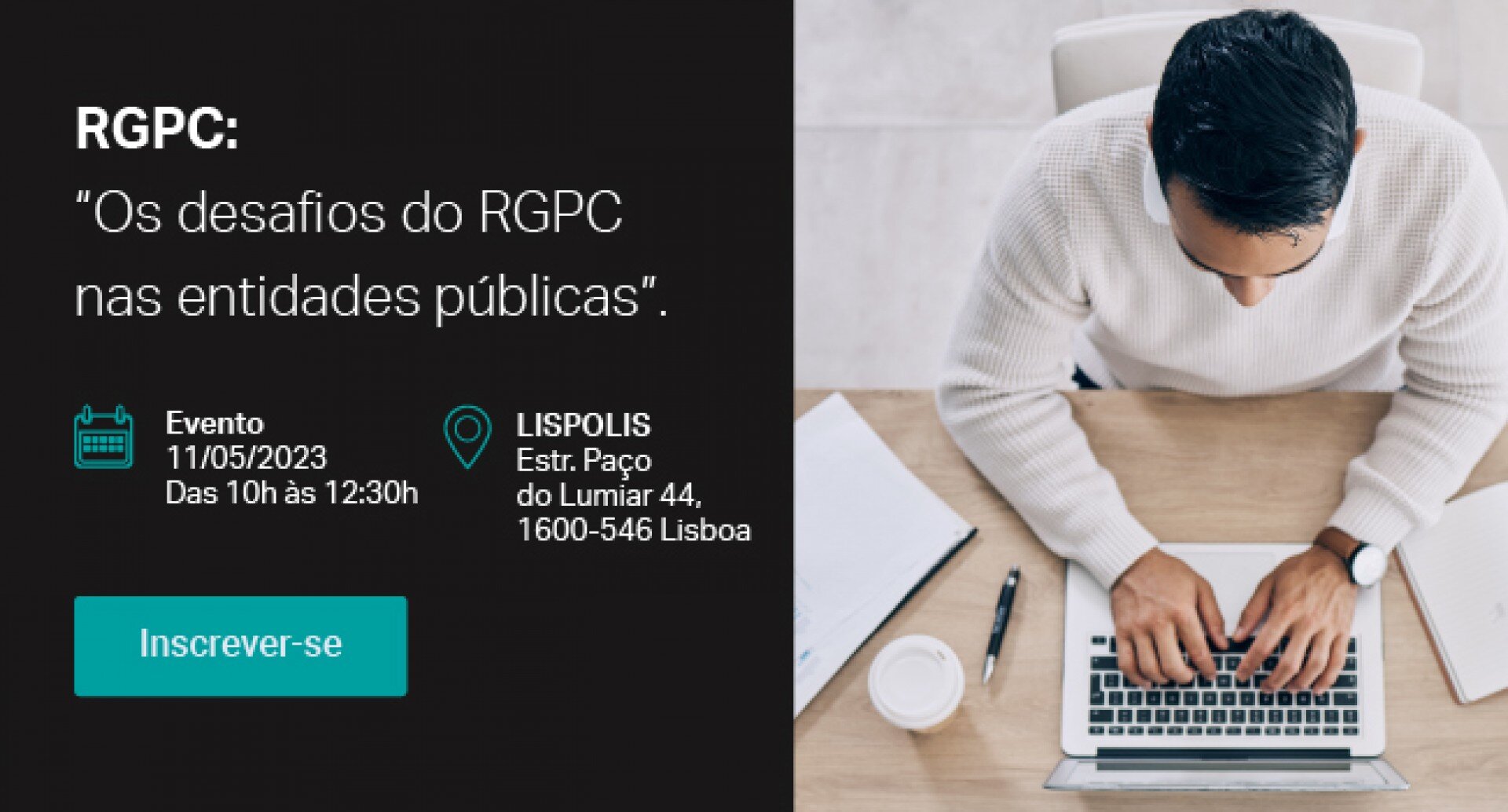 Evento RGPC: "Os desafios do RGPC nas entidades públicas