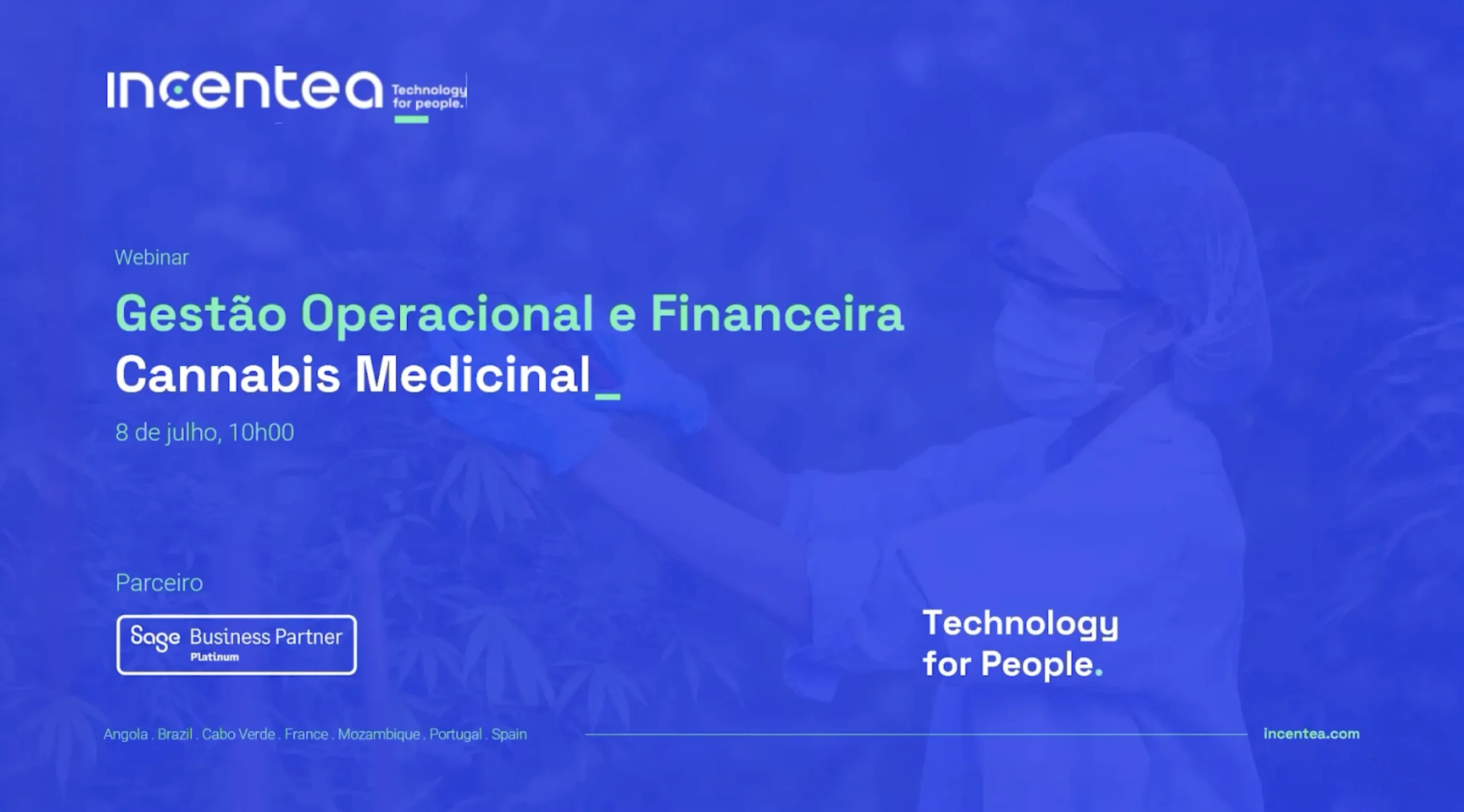 Webinar sobre gestão financeira e operacional na canábis medicinal